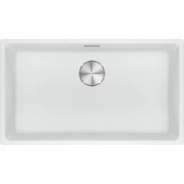 Franke Maris - Evier à afleurer / 753 x 433 mm / 1 bassin / Blanc Métallisé