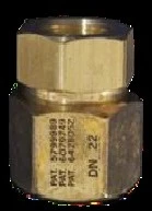 TracPipe PLT raccord droit de transition FF DN32 X 3/4 F