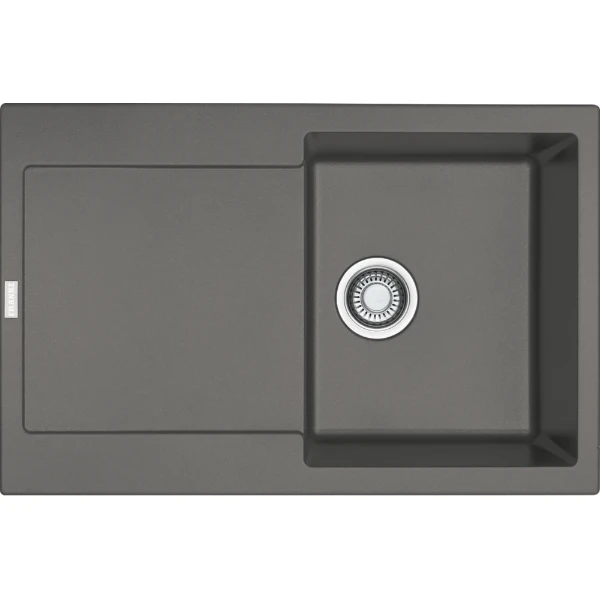 Franke Maris - Evier à encastrer / 780 x 500 mm / 1 bassin / Gris pierre / Réversible