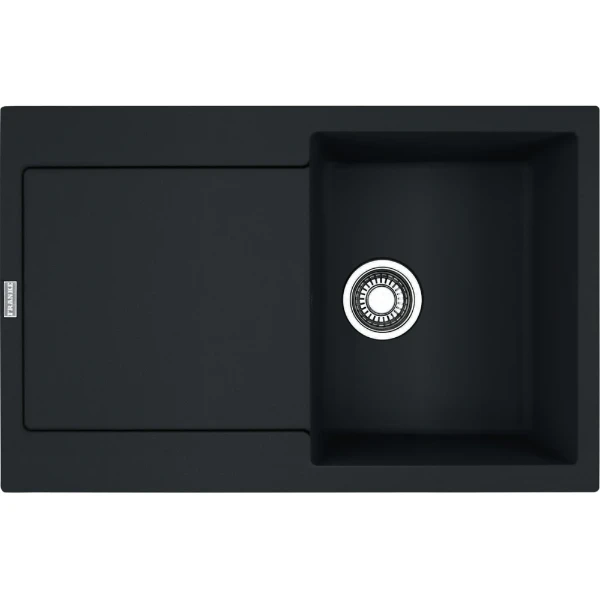Franke Maris - évier à encastrer / 780 x 500 mm / 1 bassin / Noir mat / réversible