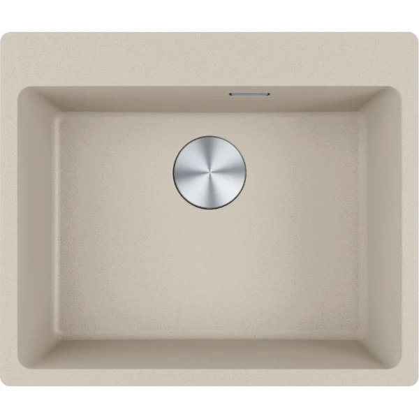 Franke Maris inbouwspoelbak 590 x 500 mm - 1 bak - koffie room