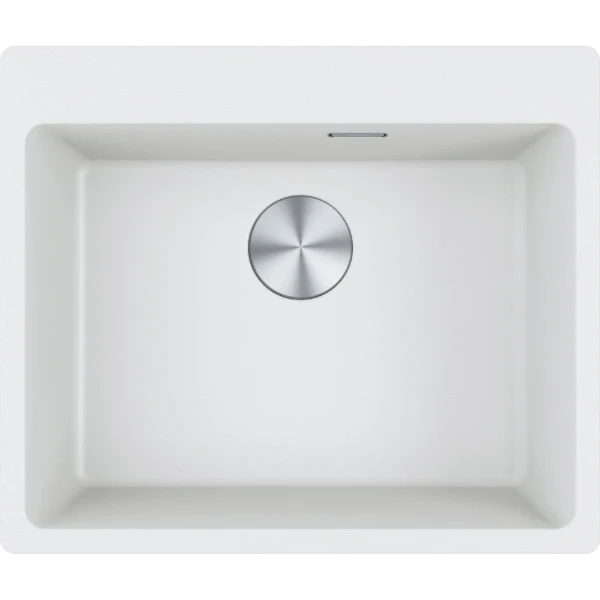 Franke Maris inbouwspoelbak 590 x 500 mm - 1 bak - metaal wit