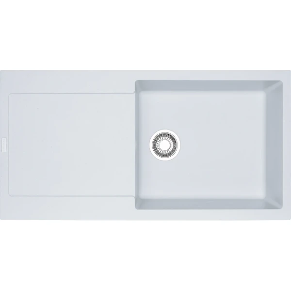 Franke Maris inbouwspoeltafel 970 x 500 mm - 1 bak - metaal wit