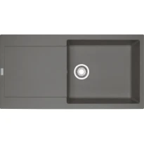Franke Maris - Evier à encastrer / 970 x 500  mm/ 1 bassin / Gris pierre /