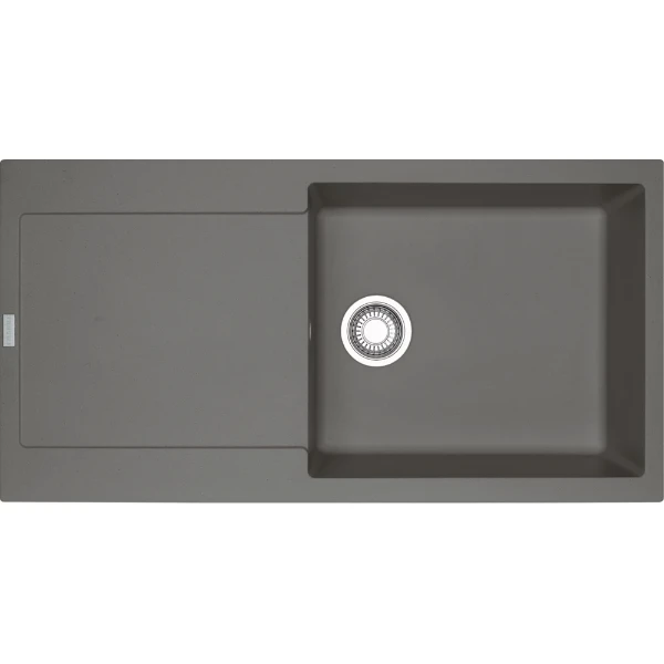 Franke Maris - Evier à encastrer / 970 x 500  mm/ 1 bassin / Gris pierre /