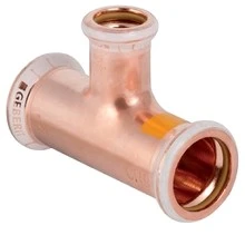 Geberit Mapress cuivre gaz TE reduit FFF 18 x 15 x 18 mm