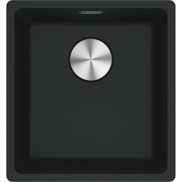 Franke Maris onderbouw spoeltafel 403 x 433 mm - 1 bak - zwart mat