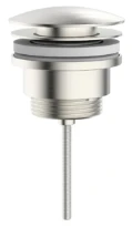 Procasa Vivo crepine universel - click-clack - non fermable - nickel brossé - brossé mat