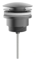 Procasa Vivo crepine universel - click-clack - non fermable - Gun Metal PVD - acier mat PVD