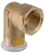 Geberit Mapress cuivre gaz courbe 90° FF 15 x 1/2 mm