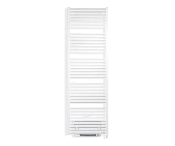 Vasco Iris-A elektrische handdoekradiator met blower 1954 x 600 mm - 1250+1000 Watt - Ral 9016 Verkeerswit