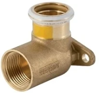 Geberit Mapress cuivre gaz culasse 90° FF 15 x 1/2 mm
