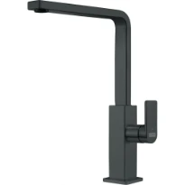 Franke Mythis - Mitigeur à bec orientable / Side lever / Noir industriel