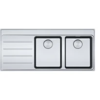 Franke Mythos - Evier à affleurer / 1160 x 520 mm / 1 bassin / Lisse /