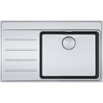 Franke Mythos - évier à affleurer / 860 x 520 mm / 1 bassin / Lisse / égouttoir
