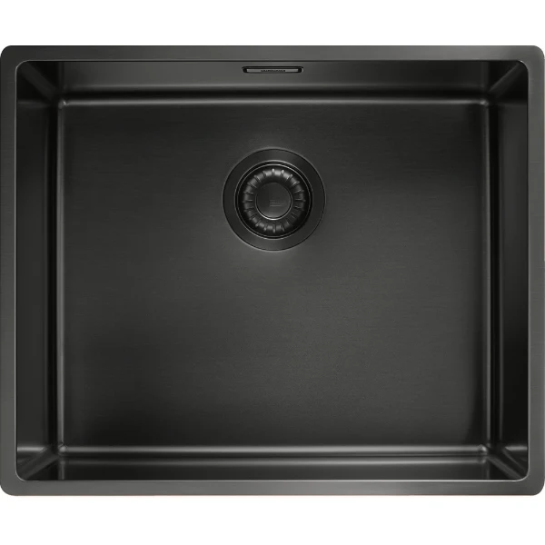 Franke MYTHOS MASTERPIECE - Cuve à affleurer/à sous-encastrer / 540 x 450 mm / Vidage automatique / couleur anthracite