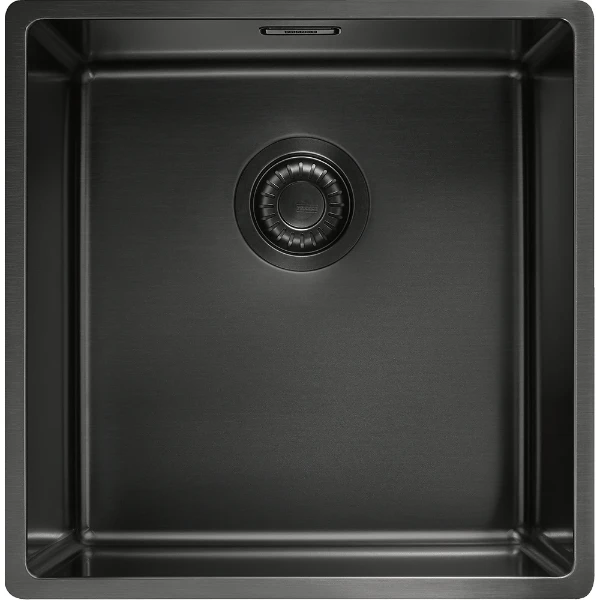 Franke MYTHOS MASTERPIECE - Cuve à affleurer/à sous-encastrer / 430 x 440 mm / Vidage automatique / couleur anthracite