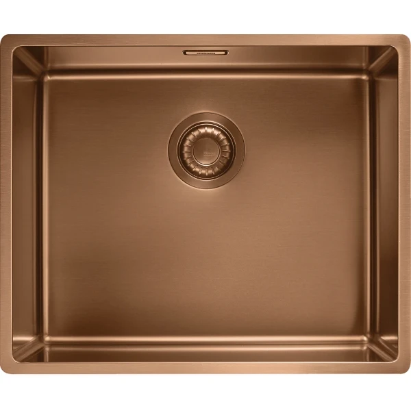 Franke MYTHOS MASTERPIECE - Cuve à affleurer/à sous-encastrer / 540 x 450 mm / Vidage automatique / couleur cuivre