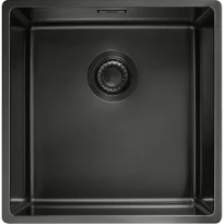 Franke MYTHOS MASTERPIECE - Cuve à affleurer/à sous-encastrer / 430 x 440 mm / Vidage manuel / couleur anthracite