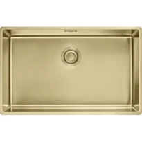 Franke MYTHOS MASTERPIECE - Cuve à affleurer/à sous-encastrer / 720 x 450 mm / Vidage manuel / Reflet d'Or