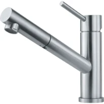 Franke Orbit - Mitigeur à bec extractible / Top lever / Inox