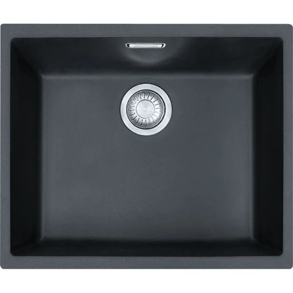 Franke Sirius onderbouwspoelbak 525 x 440 mm - 1 bak - zwart