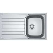 Franke Spark - évier à encastrer / 860 x 500 mm / 1 bassin / Lisse / Réversible