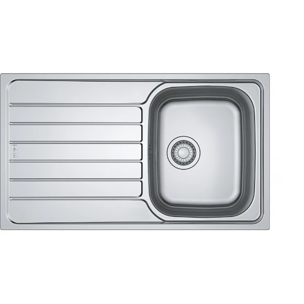 Franke Spark - évier à encastrer / 860 x 500 mm / 1 bassin / Lisse / Réversible