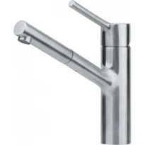 Franke Taros Neo - Mitigeur à bec extractible / Side lever / Inox