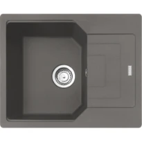 Franke Urban - Evier à encastrer / 620 x 500 mm / 1 bassin / Gris Pierre / Réversible
