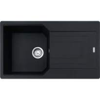 Franke Urban - évier à encastrer / 860 x 500 mm / 1 bassin / Noir Mat / Réversible