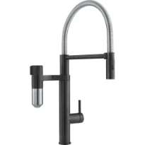 Franke Vital - Système de filtration à bec mobile / Inox Look-Noir mat