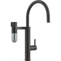 Franke Vital - Système de filtration à bec orientable / Inox Look-Noir mat