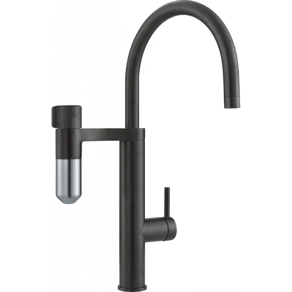 Franke Vital - Système de filtration à bec orientable / Inox Look-Noir mat