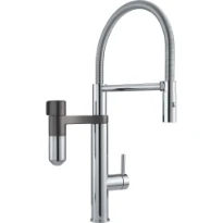Franke Vital - Système de filtration à bec mobile / Chromé-Gun metal