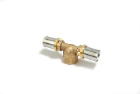 Giacomini RM154 raccord à sertir té reduit FFF 16 x 1/2 F x 16 mm