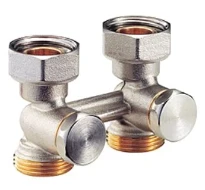 Giacomini  R387 corps bi-tube sol aa B.18 x G 3/4"F
