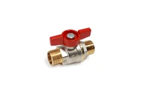 Giacomini  R913 vanne pass. integral man. papillon mxm 3/4"