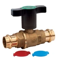 Giacomini R851VT vanne à bille Intégral Cu/Inox/Acier 2Xras 1/2"TR15