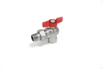 Giacomini  R789 Vanne sphère Equerre Integral Papill 3Pcs 1/2" X1/2"