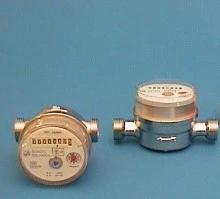 Schlosser ETW compteur d'eau monojet eau chaude (90°C) orientable telwerk (avec raccords et joints) 3/4 x 1/2 - 2,5 m³/h - 110 mm
