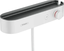 HGROHE 24360700 douchethermostaat mat wit SHOUWERTABLET SELECT 400