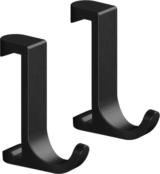Hansgrohe WallStoris patère étroite - noir mat
