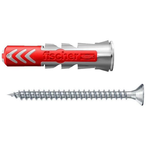 Fischer DuoPower S kraagplug met schroef M8 x 40 mm