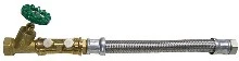 Fixaflex SAN Pidpa set de raccordement avec flexible inox 3/4 x 3/4 - 600 mm - Belgaqua - robinet d'arrêt/clapet anti-retour/flexibel