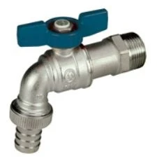 Giacomini  R620 robinet doub. serv. 10bar papillon rouge 1/2" GAS