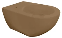 Procasa Obi toilet suspendue Cycloneflush zonder spoelrand 550 x 355 x 340 mm - tabak