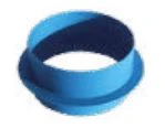 Orcon HRC350/450-VF aansluitflens 150 mm