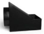 Ventiline VCOR overgangsstuk 150 mm naar 200x80 mm