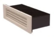Ventiline VCPL 3x70->300x100 mm + wit rooster (h+v)